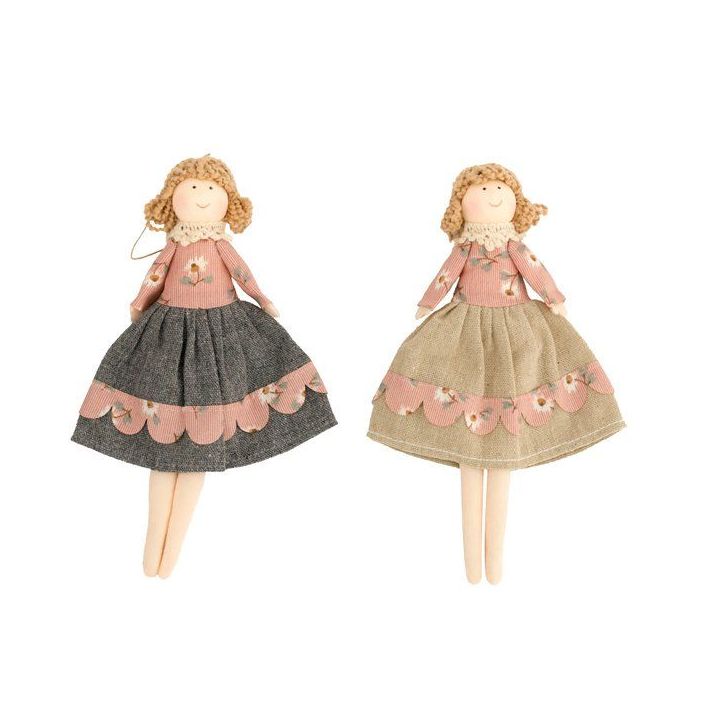 Bambola di pezza con gonna di tulle, 22 cm