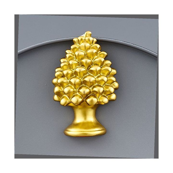 Magnete pigna oro in resina
