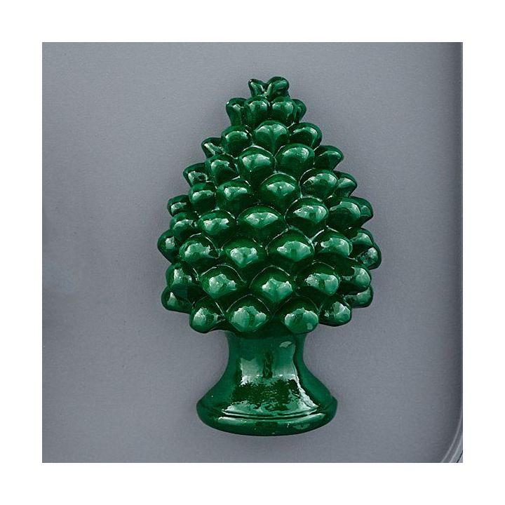 Magnete pigna verde in resina