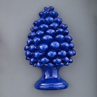Magnete pigna blu in resina