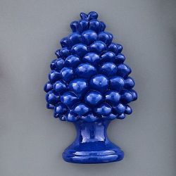 Magnete pigna blu in resina