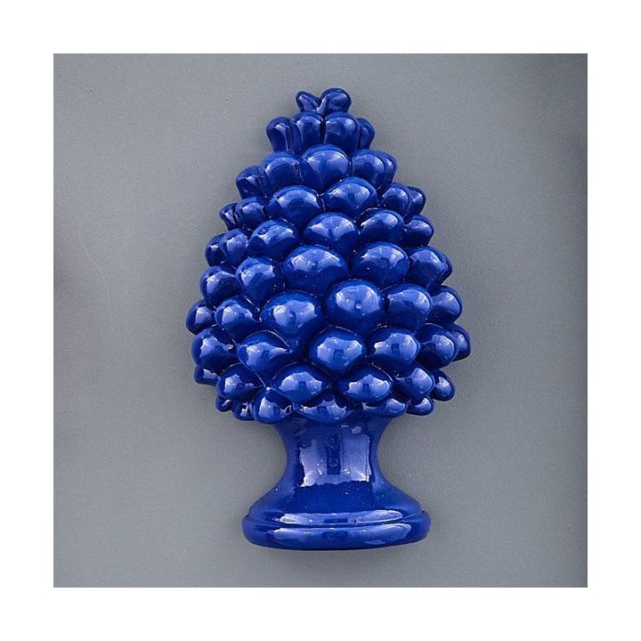 Magnete pigna blu in resina