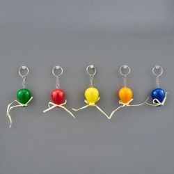 Portachiavi palloncino in resina