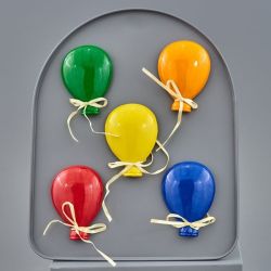 Magnete palloncino in resina con nastrino