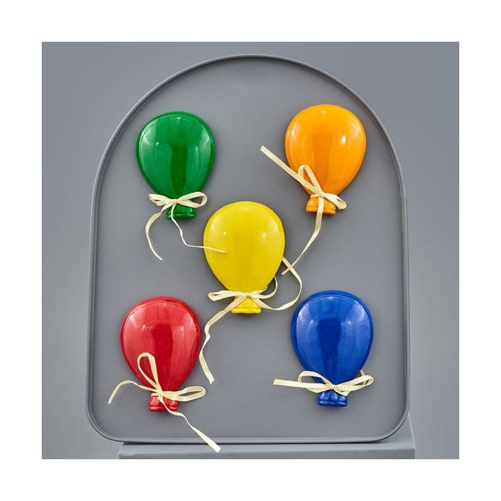 Magnete palloncino in resina con nastrino