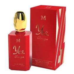 Profumo Yes Rouge da 100 ml con confezione rossa