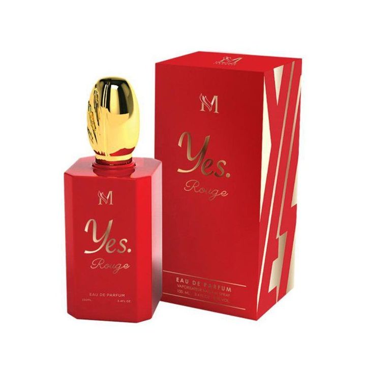 Profumo Yes Rouge da 100 ml con confezione rossa