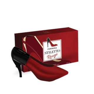 Profumo Ferrera Stiletto Rouge da 100 ml in flacone a forma di scarpa
