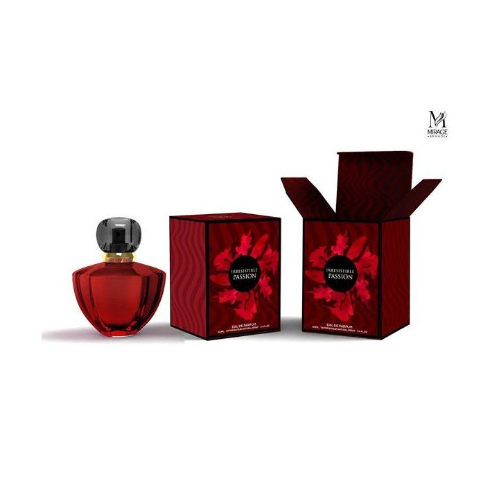 Profumo Irresistible Passion da 100 ml con confezione rossa