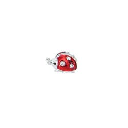 Coccinella rossa con strass