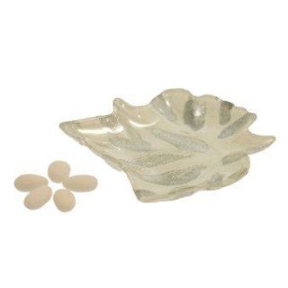 Piatto conchiglia in vetro da 18 cm