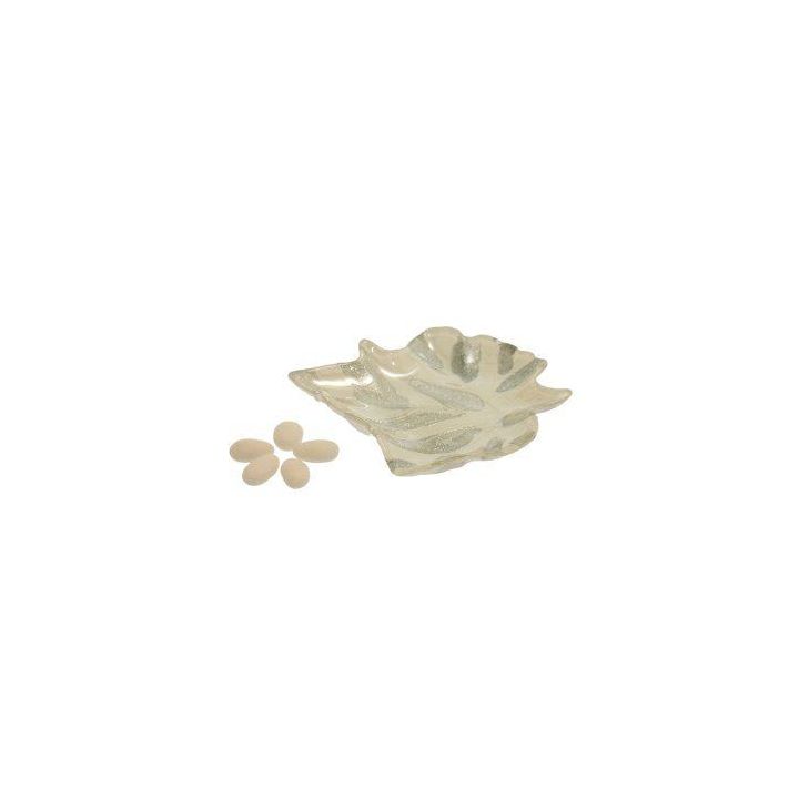 Piatto conchiglia in vetro da 18 cm