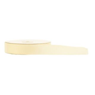 Nastro grosgrain crema da 25 mm