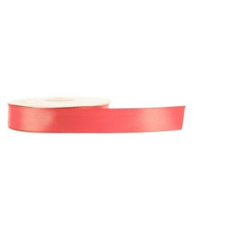 Nastro doppio raso corallo da 25 mm
