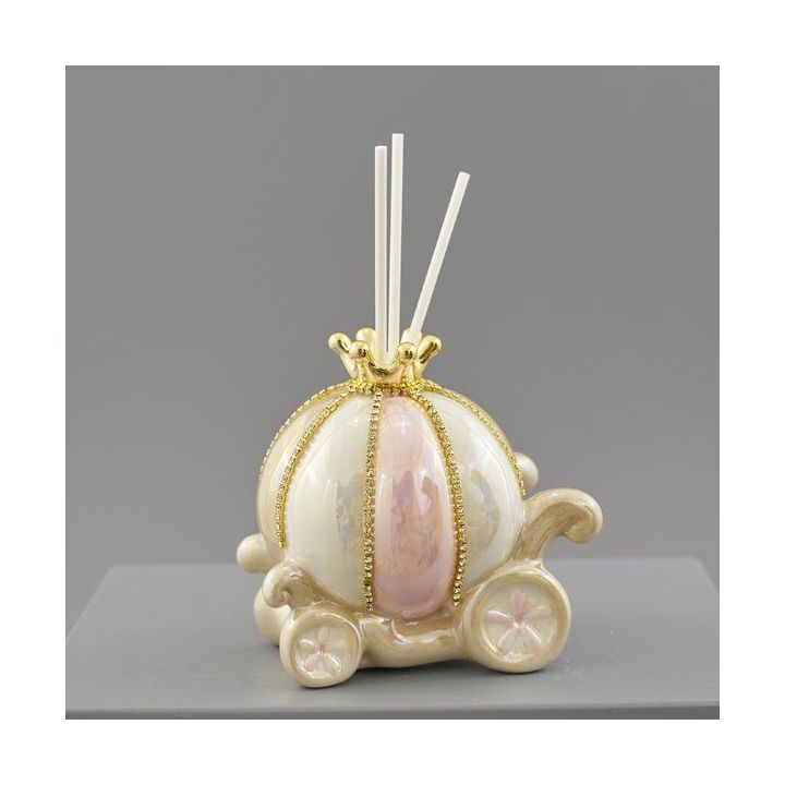 Diffusore per ambiente carrozza in ceramica con bastoncini