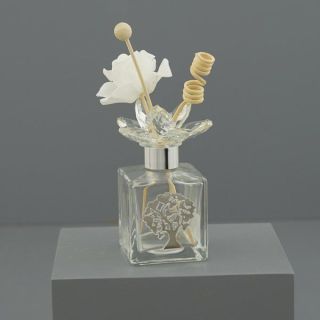 Diffusore per ambiente in vetro con albero della vita e fiore