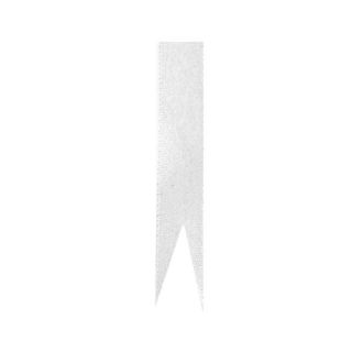 Nastro doppio raso bianco da 10 mm