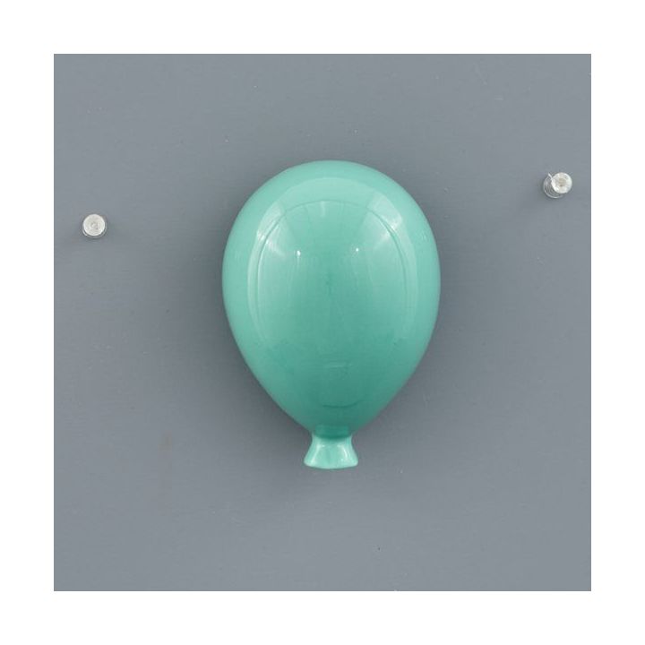 Palloncino da parete in ceramica verde acqua