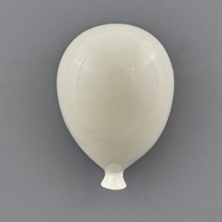 Palloncino da parete in ceramica color crema