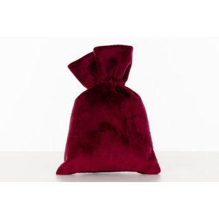 Sacchetto in velluto bordeaux