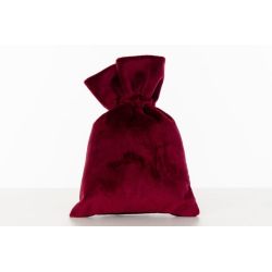 Sacchetto in velluto bordeaux