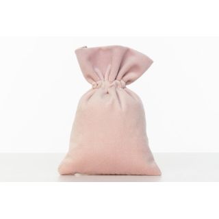 Sacchetto in velluto rosa
