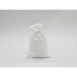 Sacchetto froissé bianco