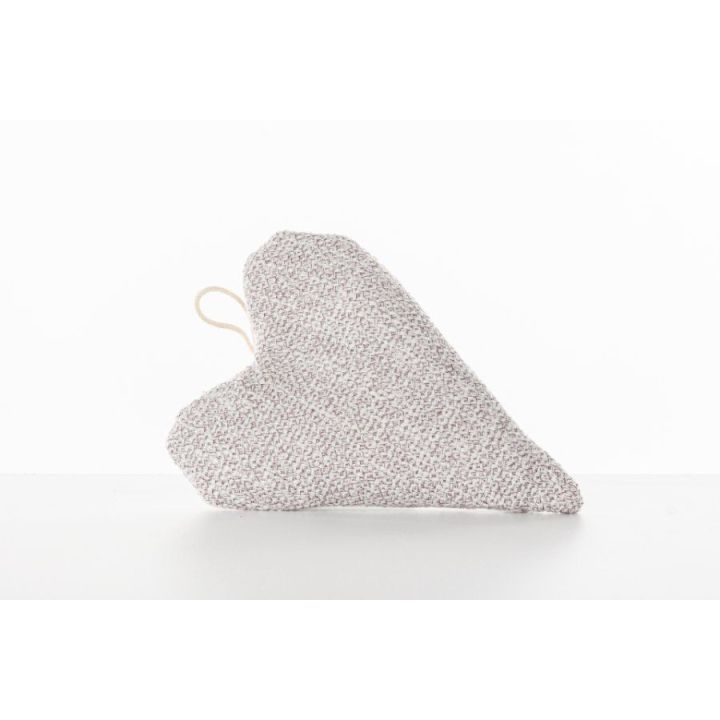 Cuore portaconfetti grigio