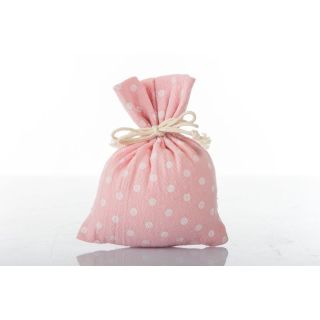 Sacchetto a pois rosa