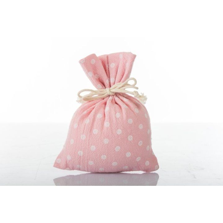 Sacchetto a pois rosa