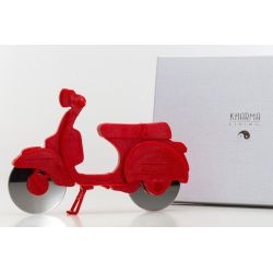 Tagliapizza scooter rosso