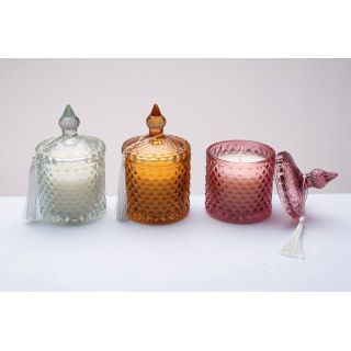 Candela in vasetto di vetro 215 g