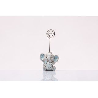 Elefante memo clip azzurro
