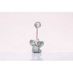 Elefante memo clip azzurro