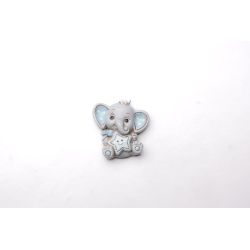 Elefante magnete azzurro