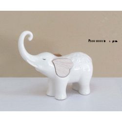 Elefante bianco e tortora