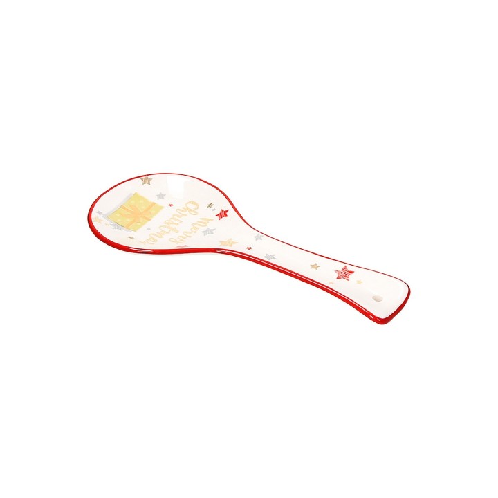 Appoggiamestolo natale rosso 10 x 24 cm | CarinCasa