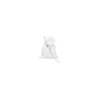 Magnete palloncino bianco con corda e con 4 frasi