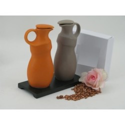 Set olio e aceto in ceramica