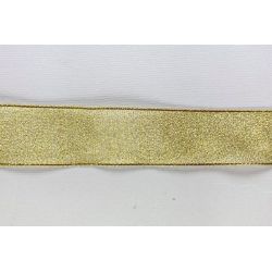 Nastro o organza brillantato oro