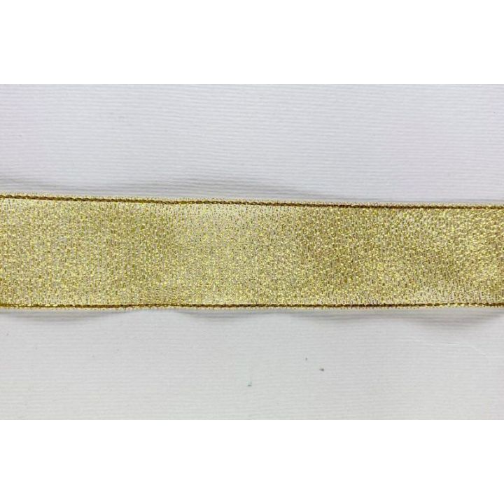 Nastro o organza brillantato oro