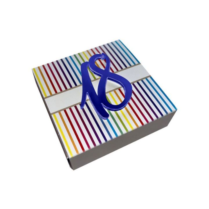 Scatolina multicolore con magnete