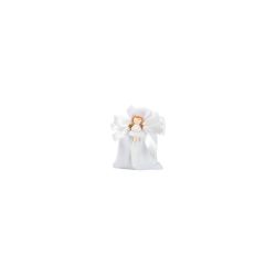 Magnete bimba resina con cuore e coroncina