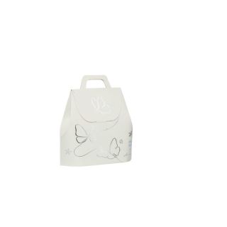 Profumatore farfalla porcellana bianca con LED