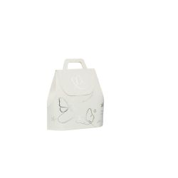 Profumatore farfalla porcellana bianca con LED