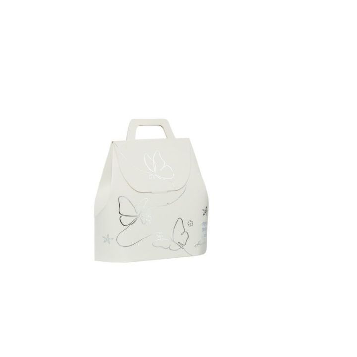 Profumatore farfalla porcellana bianca con LED