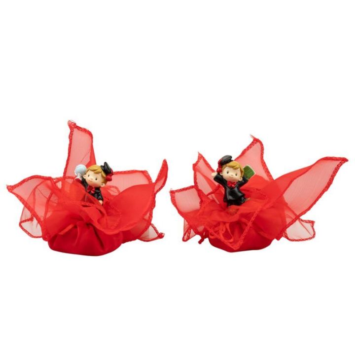 Bimbo laurea 3D in resina