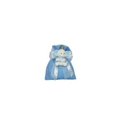 Magnete elefante resina bimbo con corona