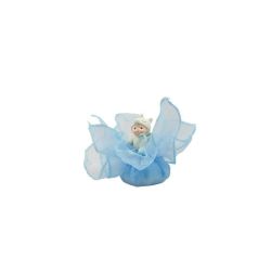 Unicorno bimbo 3D con ali dorate oro