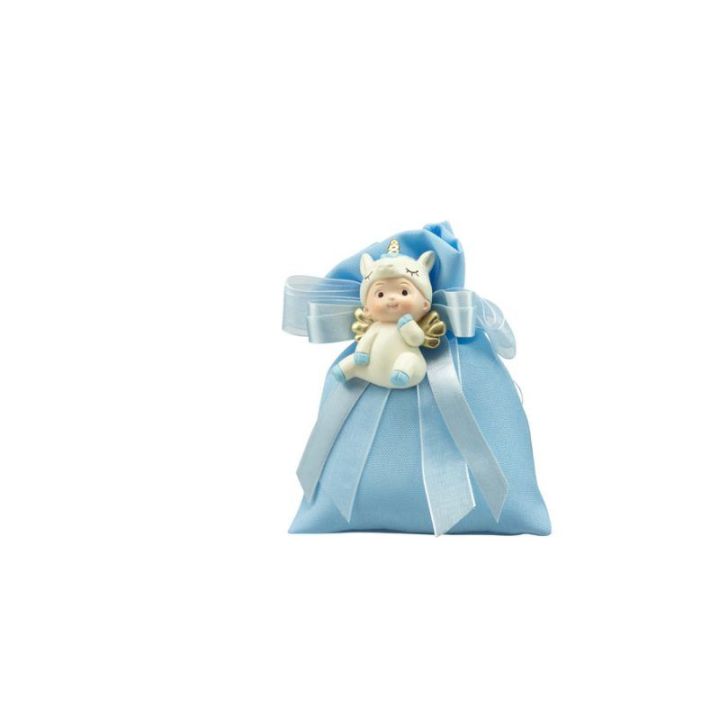 Magnete unicorno bimbo 3D con ali dorate oro